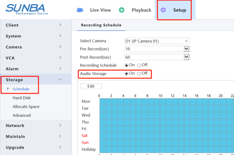 Why My P636 camera on NVRPF104K has noise or no audio out? How to