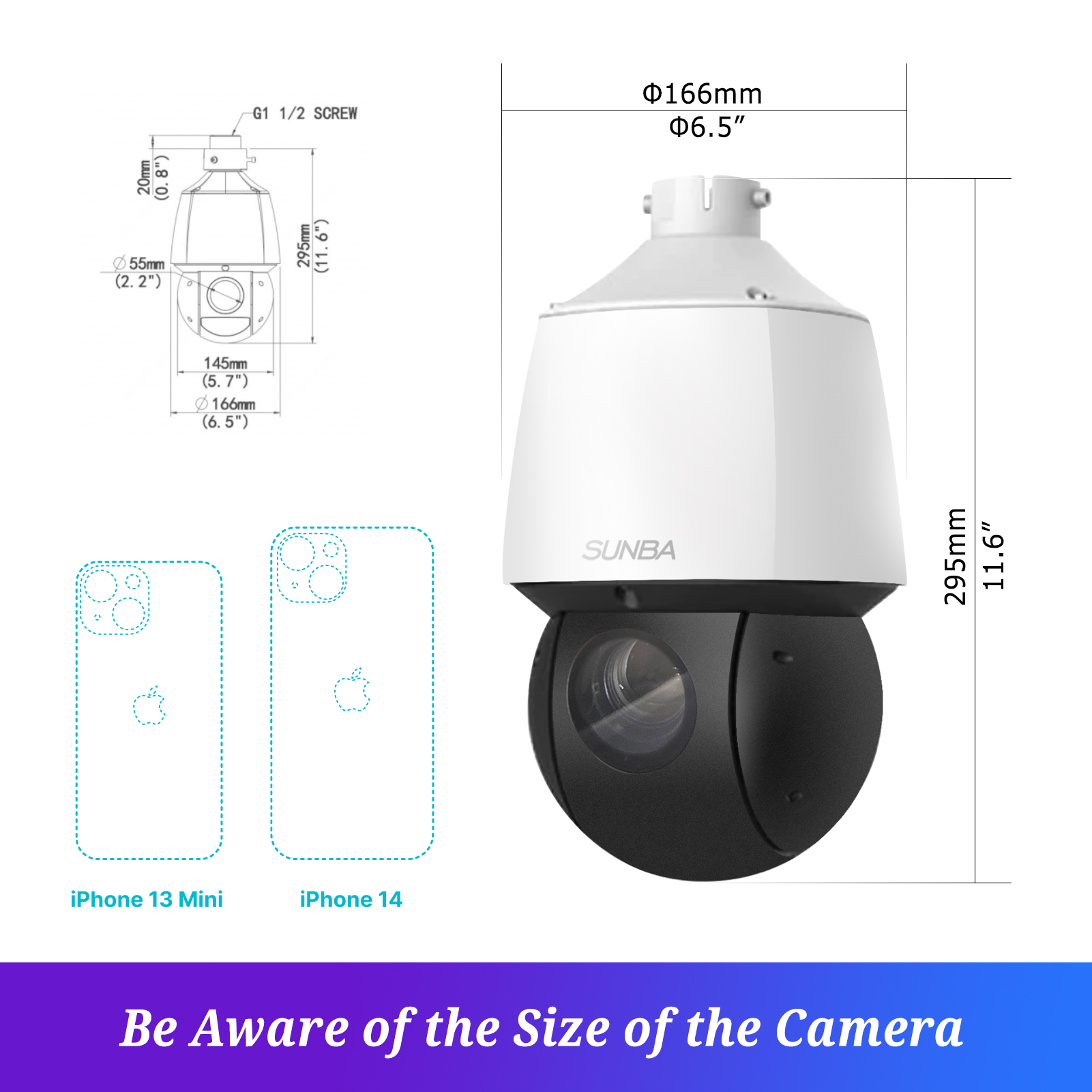 P525 4MP 25X(Only available from stock in the USA) – Sunba Technology